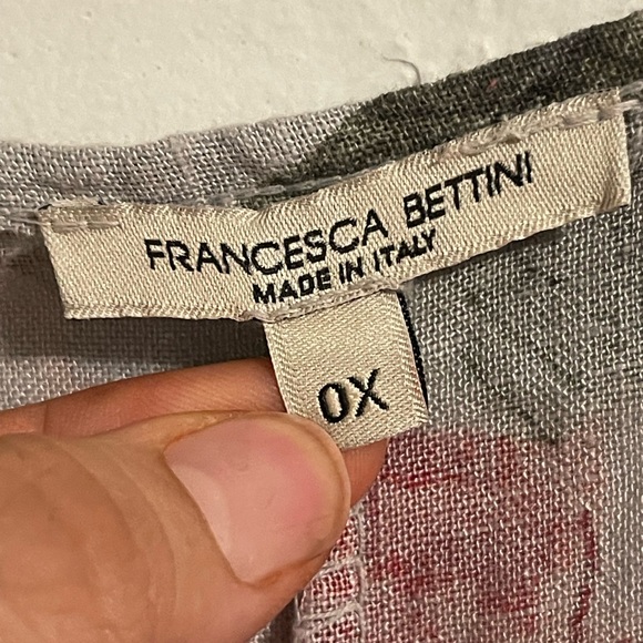 Francesca Bettini 100% LineFloral Sleeveless Maxi Dress - made in Italy - Picture 3 of 5